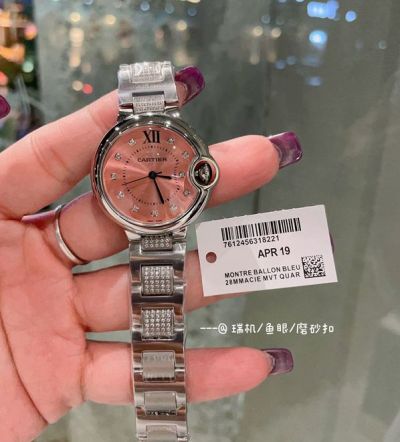 Cartier Ballon Bleu Swiss Quartz Movement 33MM Women Watch